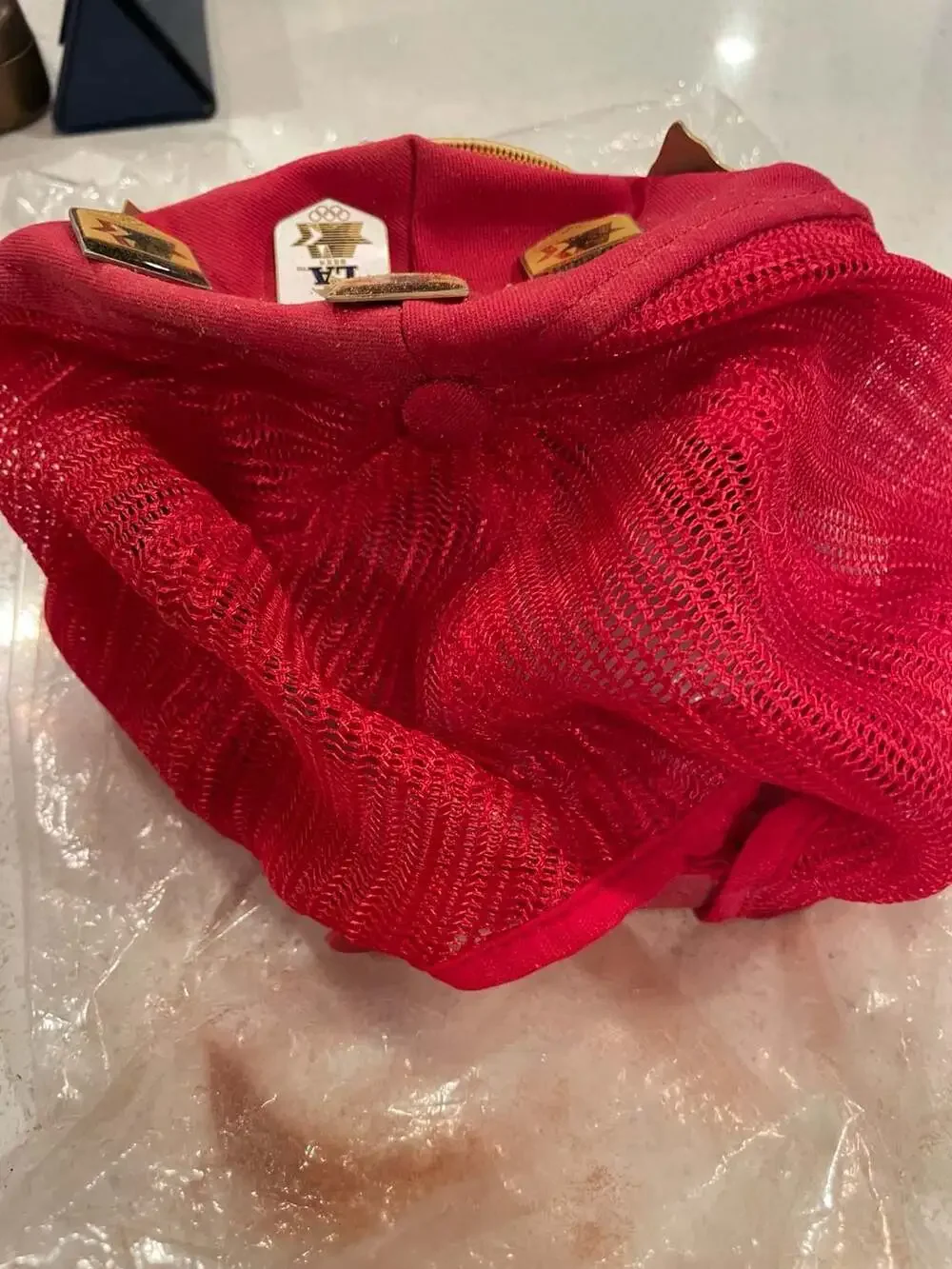 Vintage Anheuser-Busch LA Beer Patch Trucker Hat with Collectible Pins